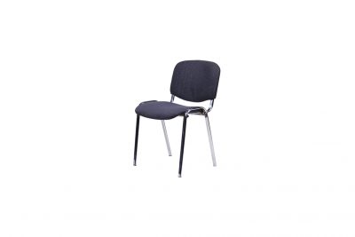 Аренда (прокат) стул ИСО с хромированным каркасом серого цвета по 40 грн/сутки