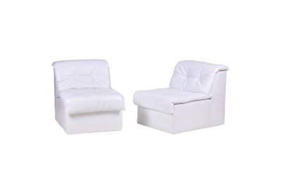 Аренда (прокат) кресло “Клуб” секционное белого цвета по 400 грн/сутки