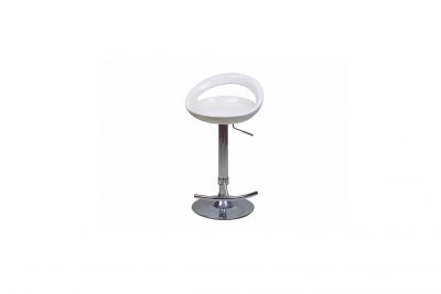 Аренда (прокат) белого барного стула с пластиковой сидушкой “Диско” по 99 грн/сутки
