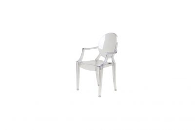 Аренда (прокат) стул  “Призрак Луи” прозрачный по 230 грн/сутки