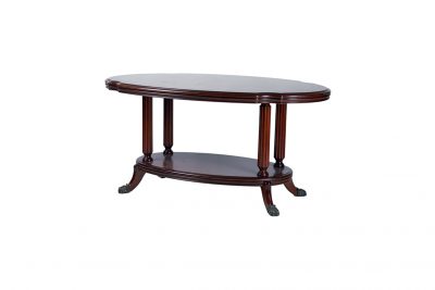 Оренда (прокат) стіл журнальний овальний “Барокко” коричневого кольору 400 грн/доба
