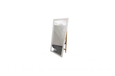 Аренда (прокат) зеркало напольное широкое белого цвета по 400 грн/сутки