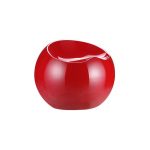 Оренда (прокат) дизайнерського пуфу-кулі "Рензо" червоного кольору по 300 грн/добу