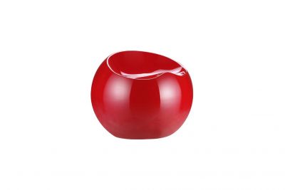 Аренда (прокат) дизайнерского пуфа-шара “Рензо” красного цвета по 300 грн/сутки
