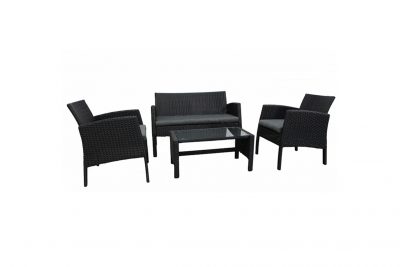 Аренда (прокат) комплекта ротанговой мебели черного цвета по 1200 грн/сутки
