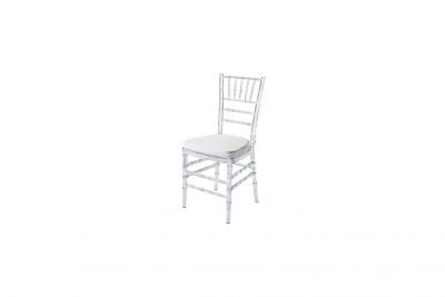 Аренда (прокат) стул “Чиавари” “Кьявари” белого цвета с мягкой сидушкой по 110 грн/сутки
