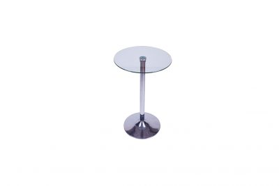 Оренда (прокат) стіл барний на хромованій нозі зі скляною стільницею по 250 грн/добу