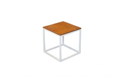 Оренда (прокат) стіл журнальний «Куб» лофт білий по 150 грн/добу