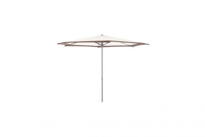 Аренда (прокат) зонтов бежевого цвета с бетонными подставками по 180 грн/сутки